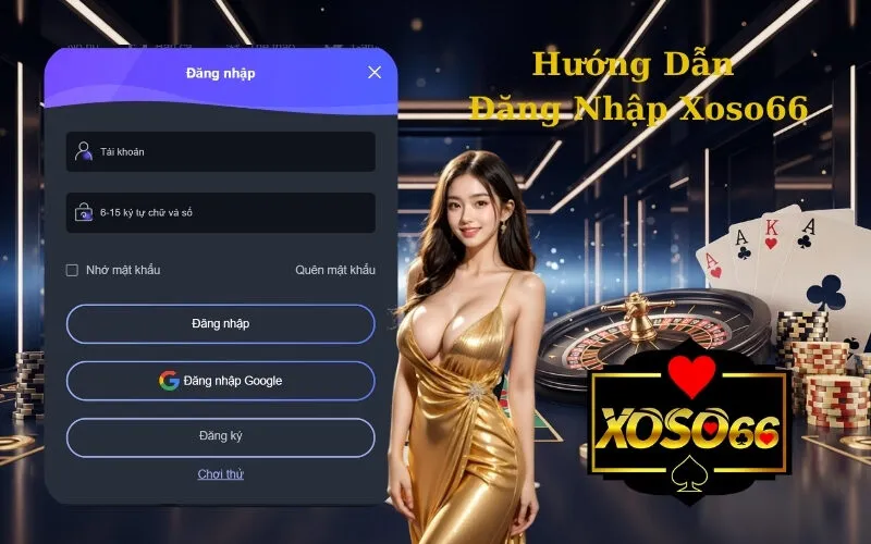 Hướng Dẫn 
Đăng Nhập Xoso66